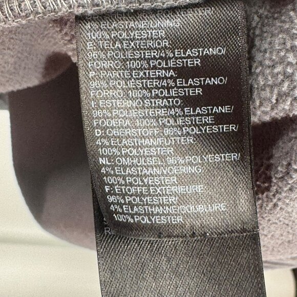 The North Face Grey Mock Neck Full Zip Jacket W/ Pockets Mens 3XL Polyester - Picture 8 of 8